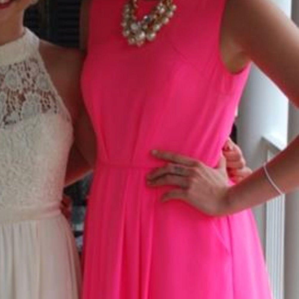 Hot pink dress